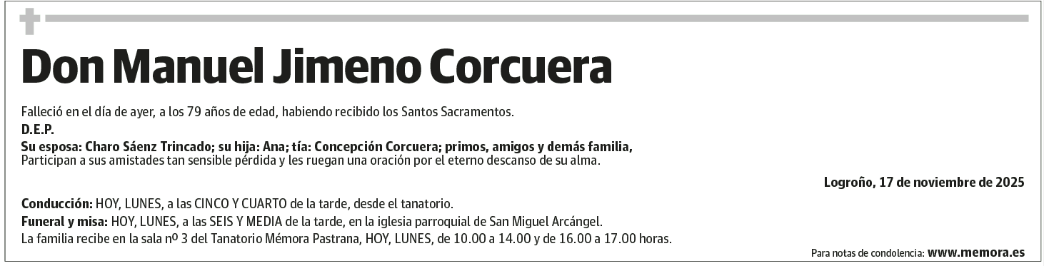 Don Manuel Jimeno Corcuera