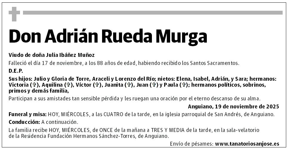 Don Adrián Rueda Murga