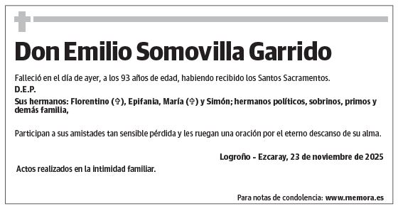 Don Emilio Somovilla Garrido