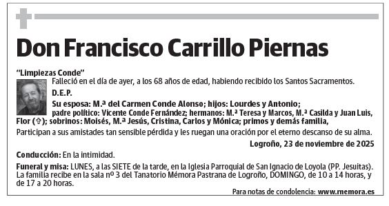 Don Francisco Carrillo Piernas