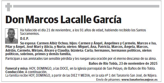 Don Marcos Lacalle García