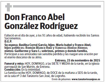 Don Franco Abel González Rodríguez