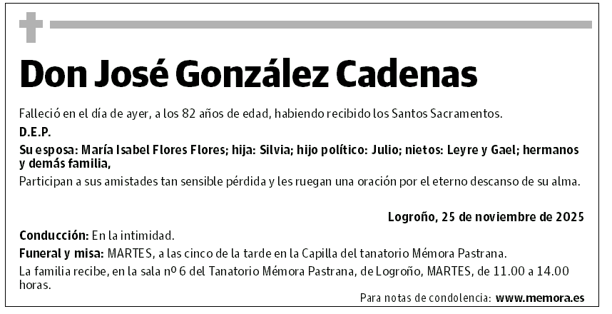 Don José González Cadenas