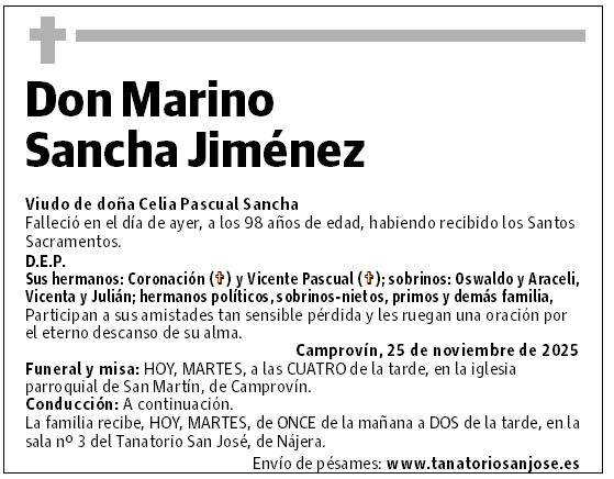 Don Marino Sancha Jiménez