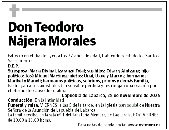 Don Teodoro Nájera Morales