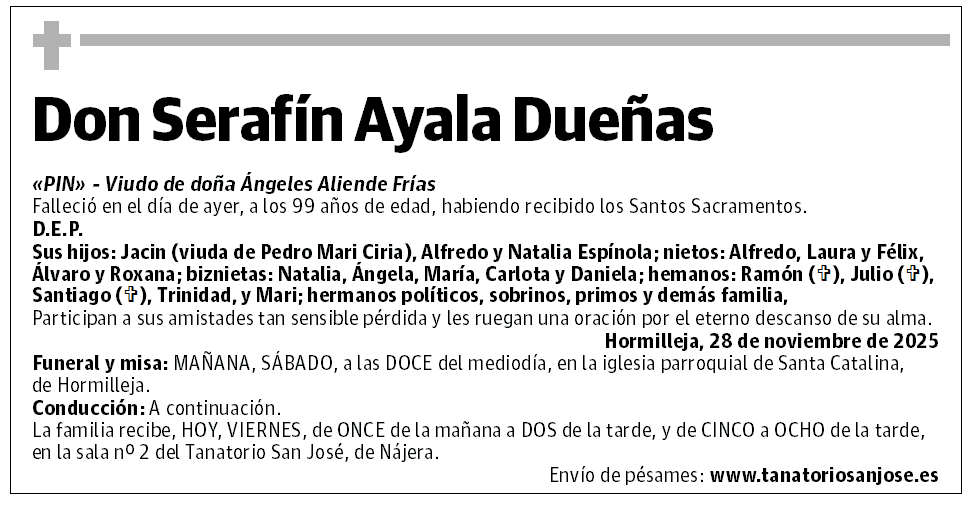 Don Serafín Ayala Dueñas