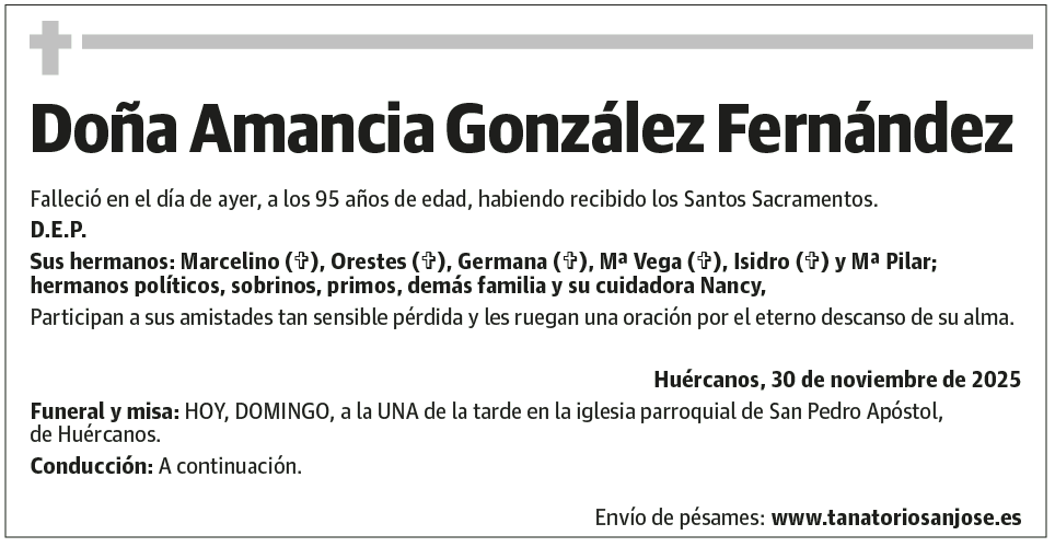 Doña Amancia González Fernández
