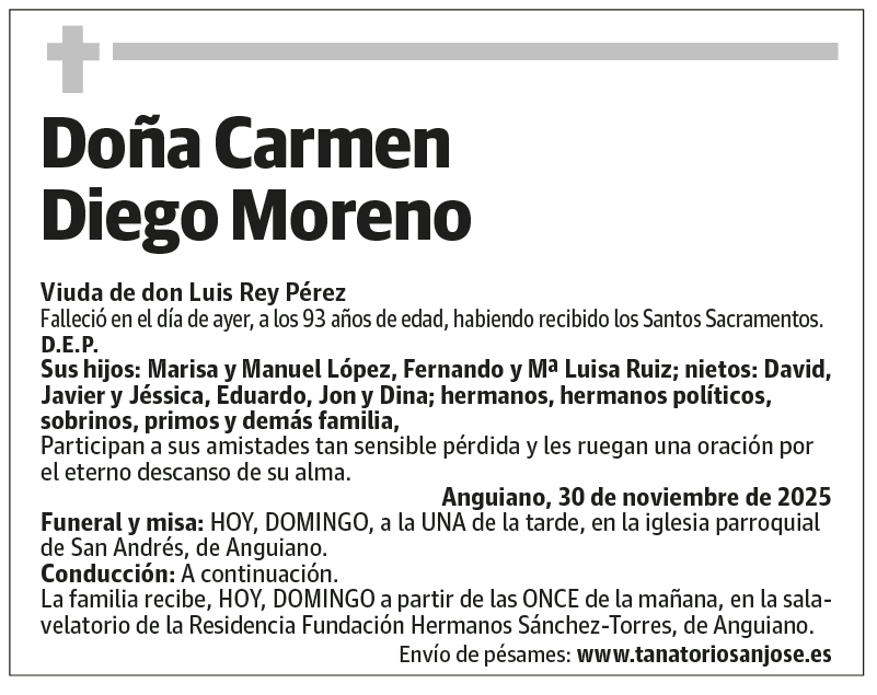 Doña Carmen Diego Moreno
