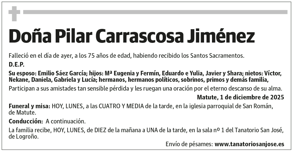 Doña Pilar Carrascosa Jiménez