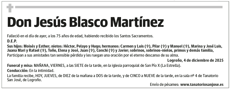 Don Jesús Blasco Martínez