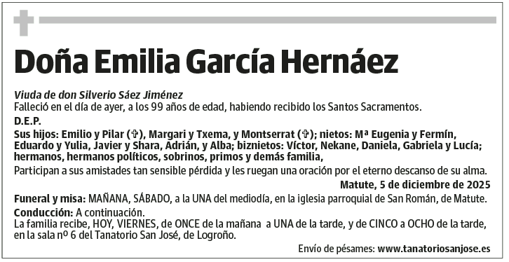 Doña Emilia García Hernáez