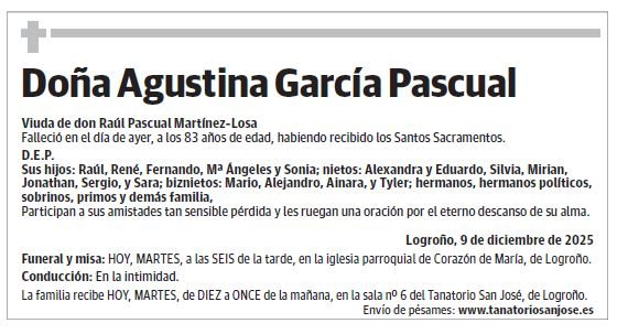 Doña Agustina García Pascual
