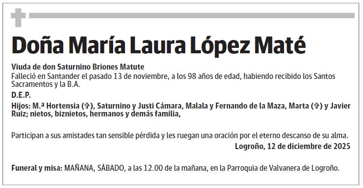 Doña María Laura López Maté