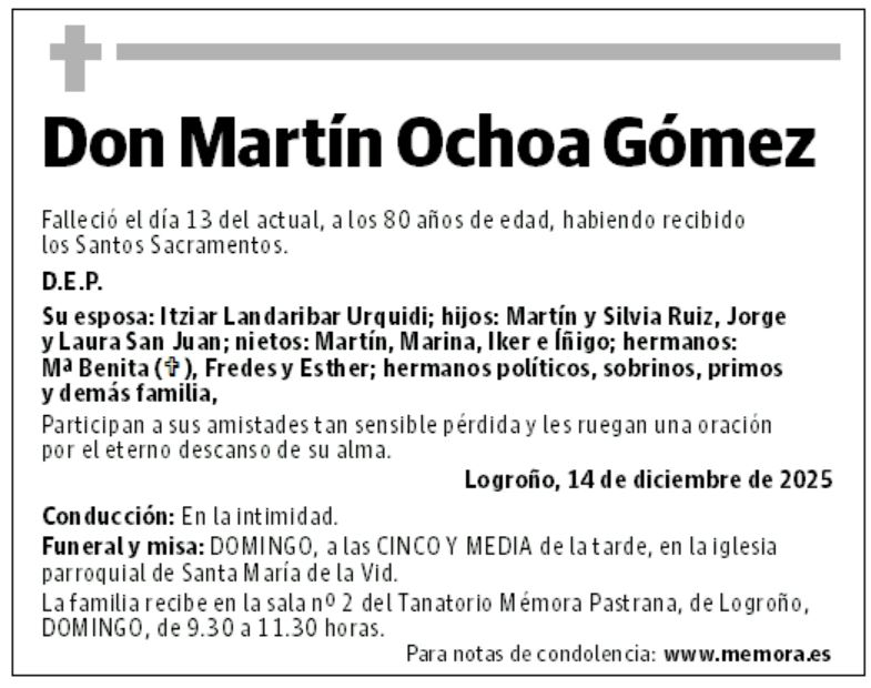 Don Martín Ochoa Gómez