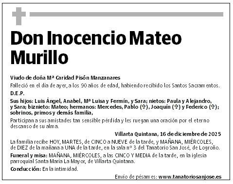 Don Inocencio Mateo Murillo