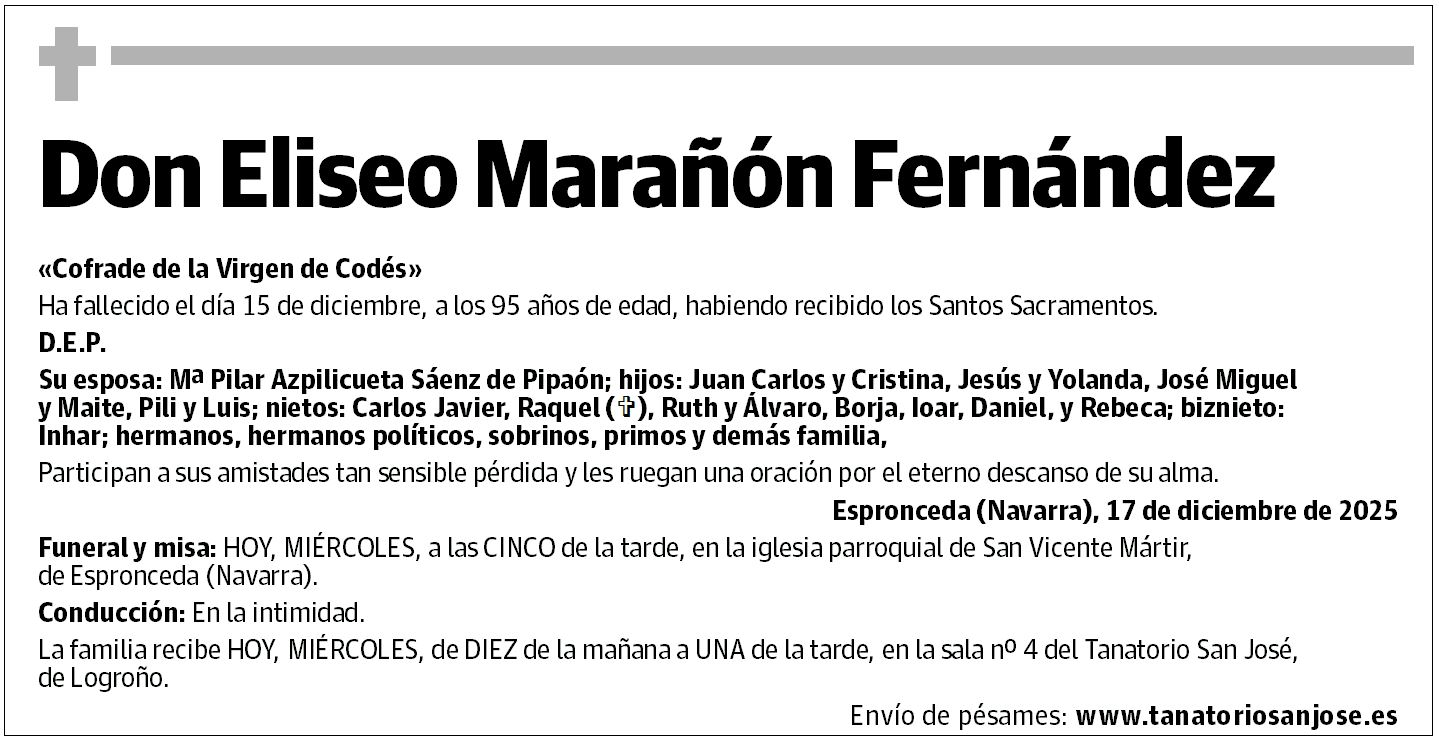 Don Eliseo Marañón Fernández