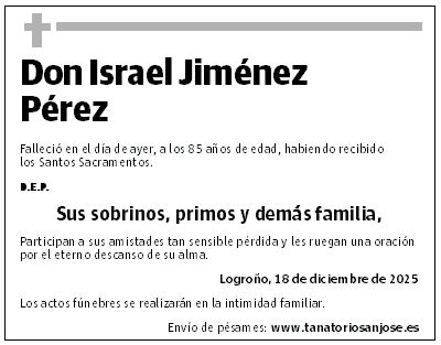 Don Israel Jiménez Pérez