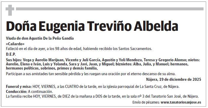 Doña Eugenia Treviño Albelda