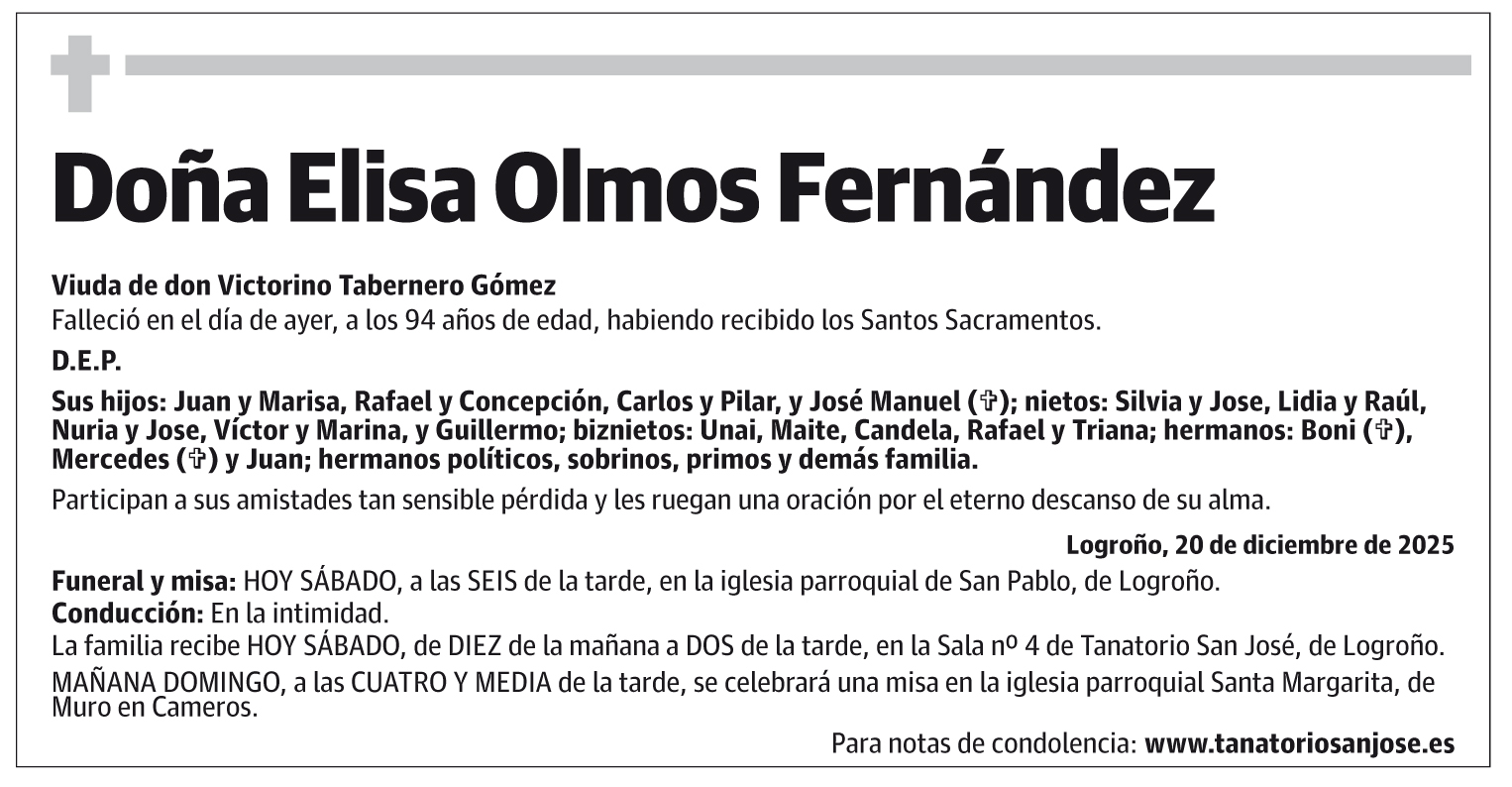 Doña Elisa Olmos Fernández