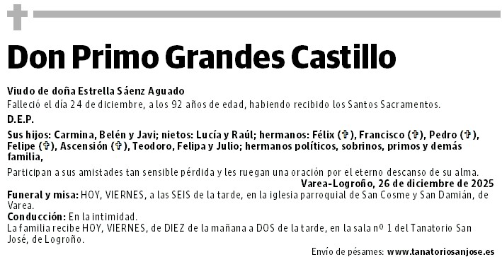 Don Primo Grandes Castillo