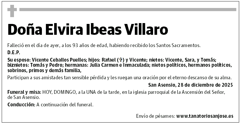 Doña Elvira Ibeas Villaro