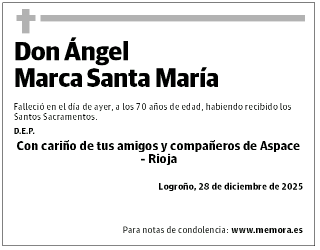 Don Ángel Marca Santa María