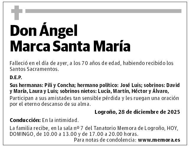 Don Ángel Marca Santa María
