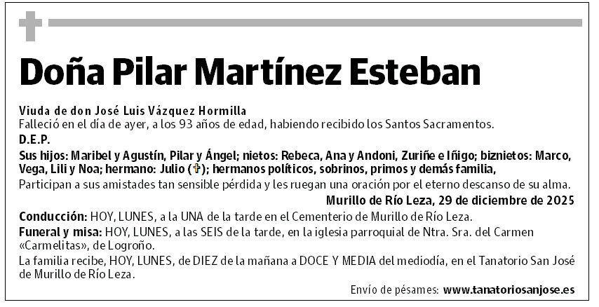 Doña Pilar Martínez Esteban