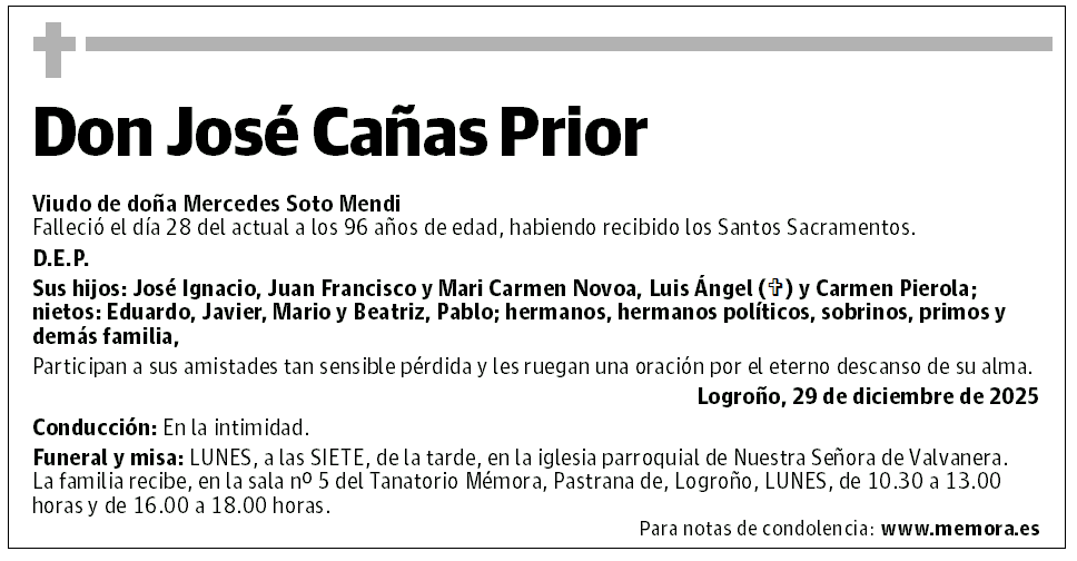 Don José Cañas Prior