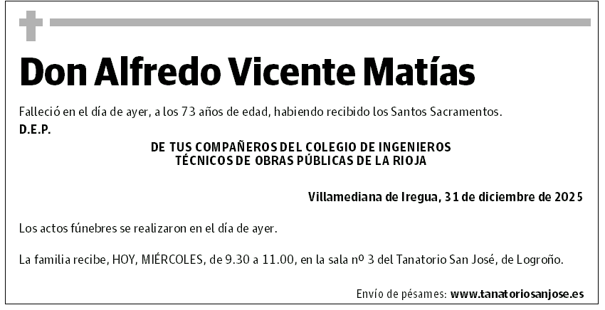 Don Alfredo Vicente Matías