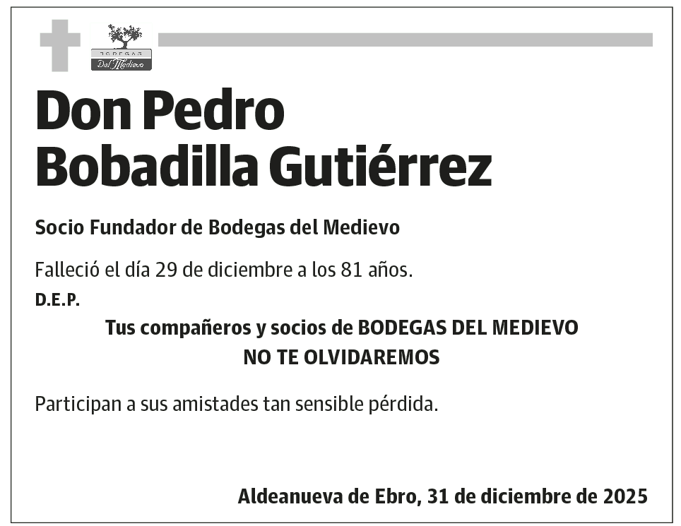 Don Pedro Bobadilla Gutiérrez