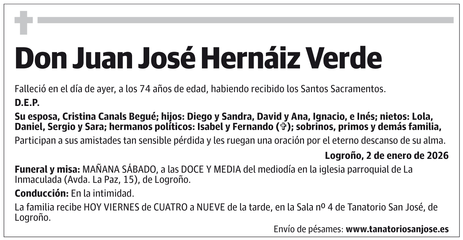 Don Juan José Hernáiz Verde