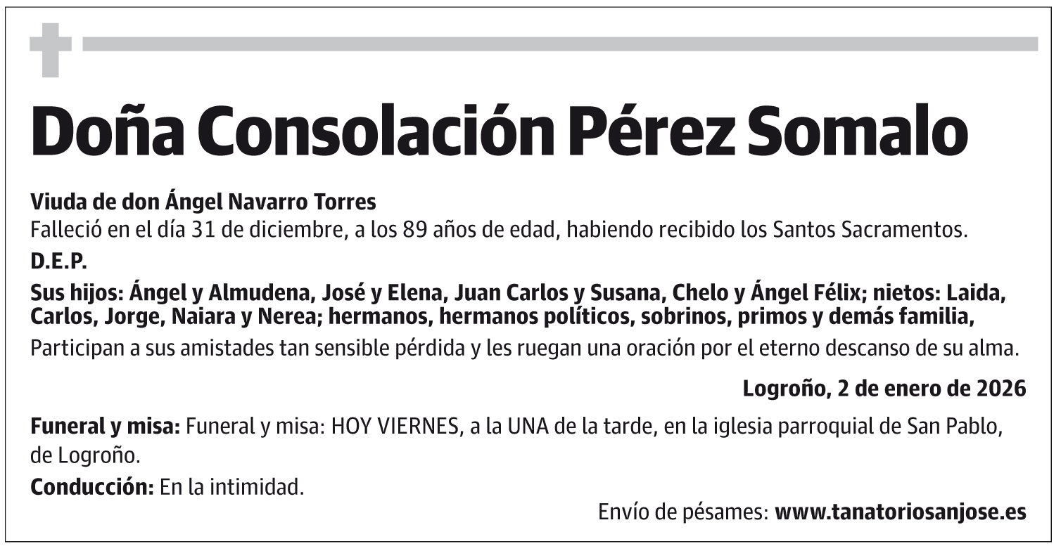 Doña Consolación Pérez Somalo