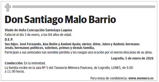 Don Santiago Malo Barrio