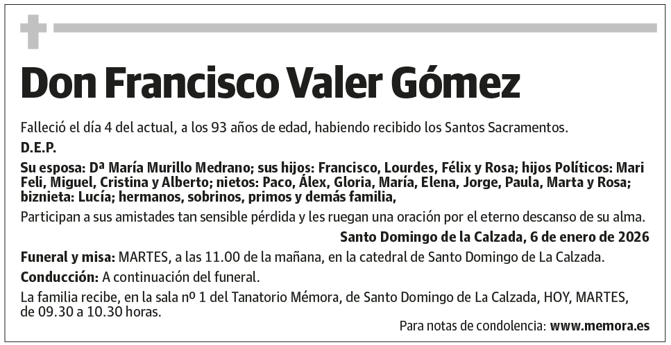 Don Francisco Valer Gómez