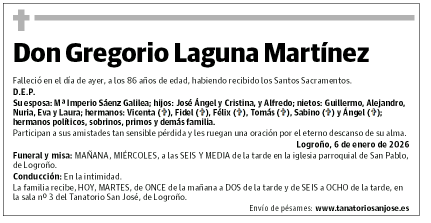 Don Gregorio Laguna Martínez