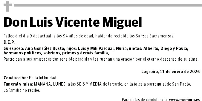 Don Luis Vicente Miguel