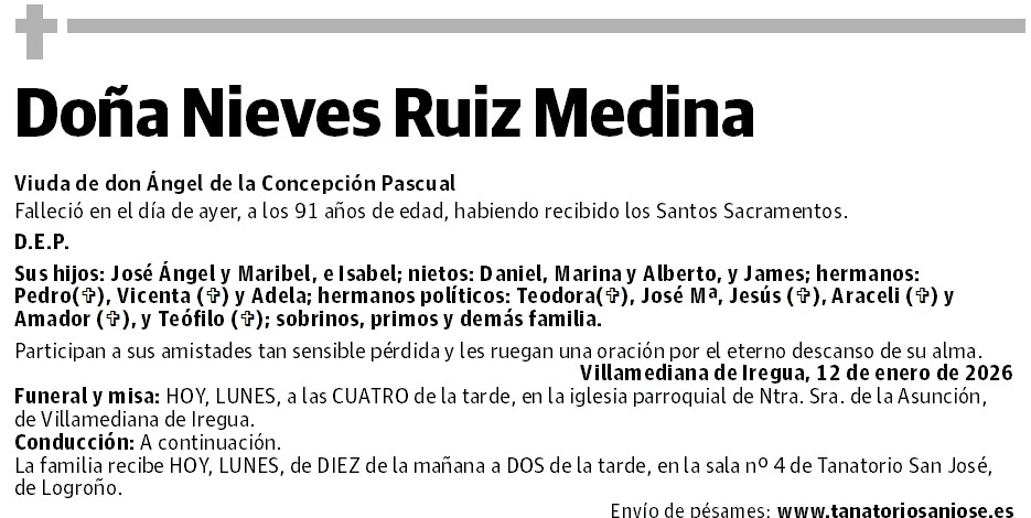 Doña Nieves Ruiz Medina