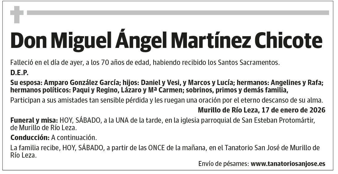 Don Miguel Ángel Martínez Chicote