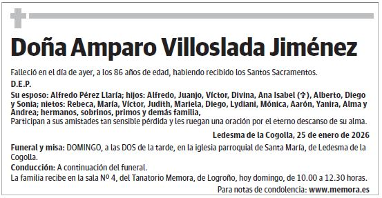 Doña Amparo Villoslada Jiménez