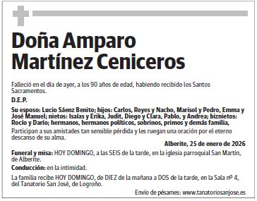 Doña Amparo Martínez Ceniceros