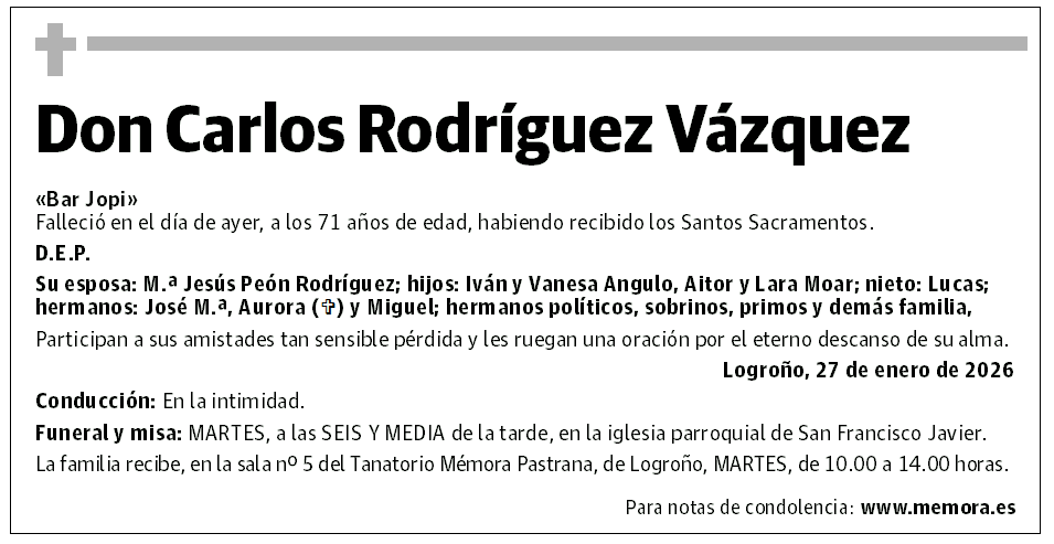 Don Carlos Rodríguez Vázquez