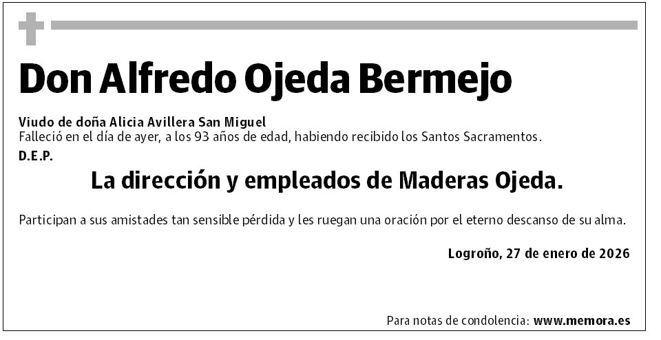 Don Alfredo Ojeda Bermejo