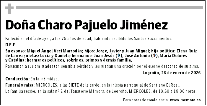 Doña Charo Pajuelo Jiménez