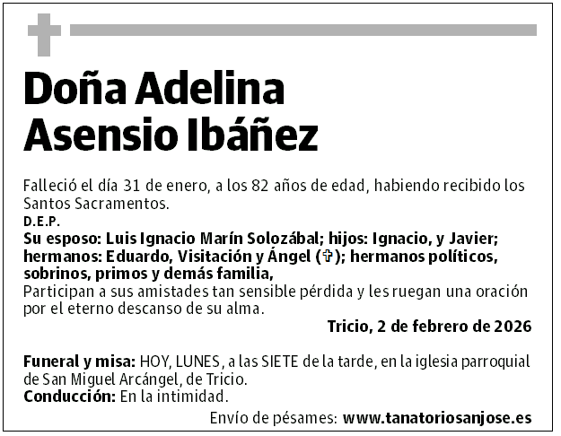 Doña Adelina Asensio Ibáñez