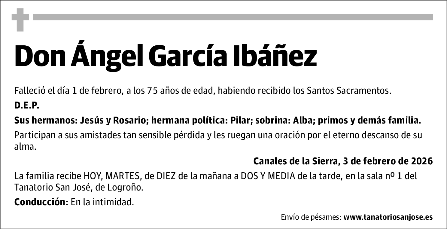 Don Ángel García Ibáñez