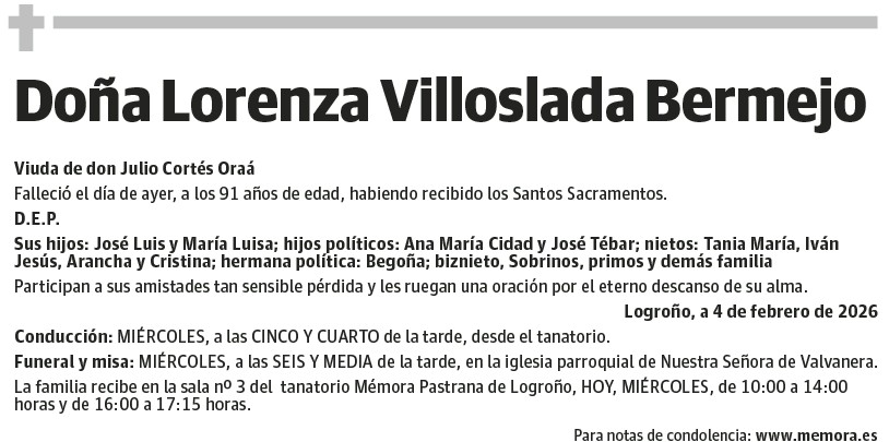 Lorenza Villoslada Bermejo