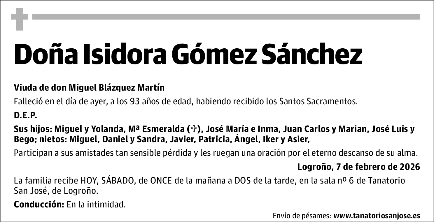 Isidora Gómez Sánchez