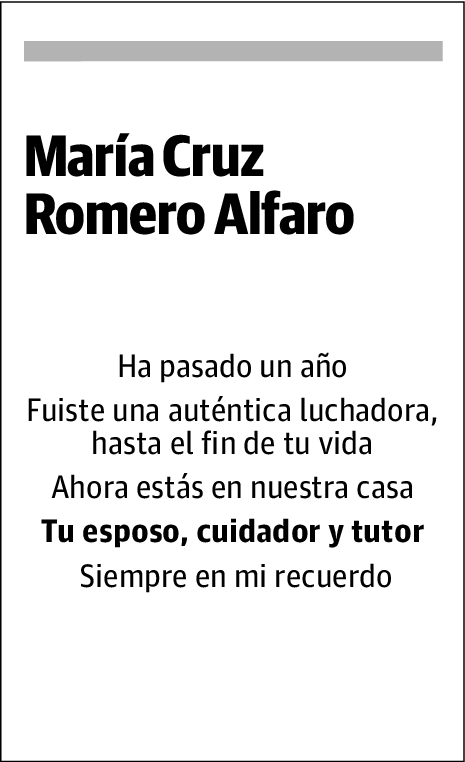 María Romero Alfaro