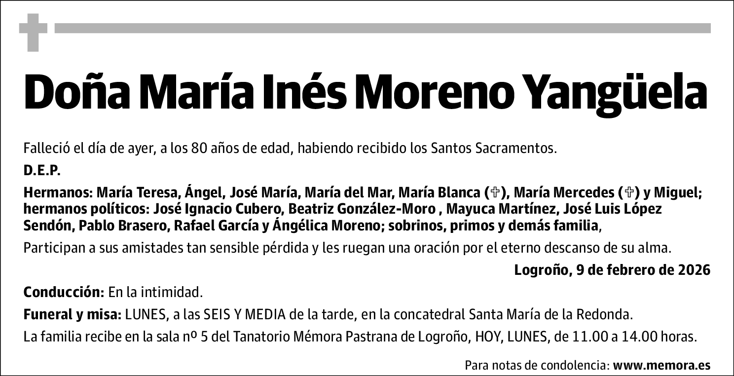 María Inés Moreno Yangüela